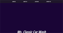 Desktop Screenshot of msclassiccarwash.com